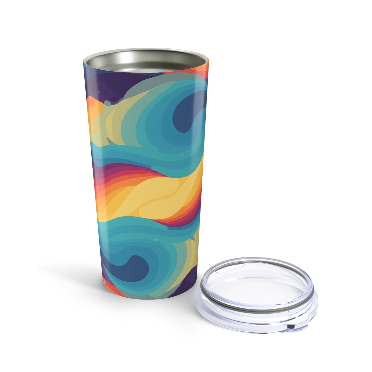 20oz Stainless Steel Travel Mug With Double Wall Vacuum Insulation Leak Proof Lid For Hot And Cold Beverages BPA
