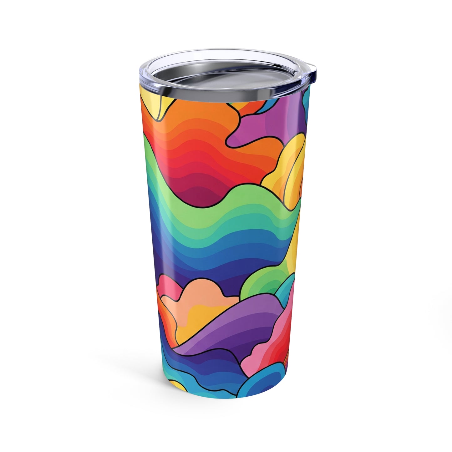 20oz Stainless Steel Tumbler With Double Wall Insulation Keeps Drinks Hot Or Cold Dishwasher Safe Printed Design
