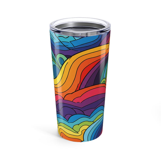 20 Oz Stainless Steel Tumbler Wall Vacuum Insulated Leak Proof BPA Free Durable Travel Mug For Hot And Cold Drinks