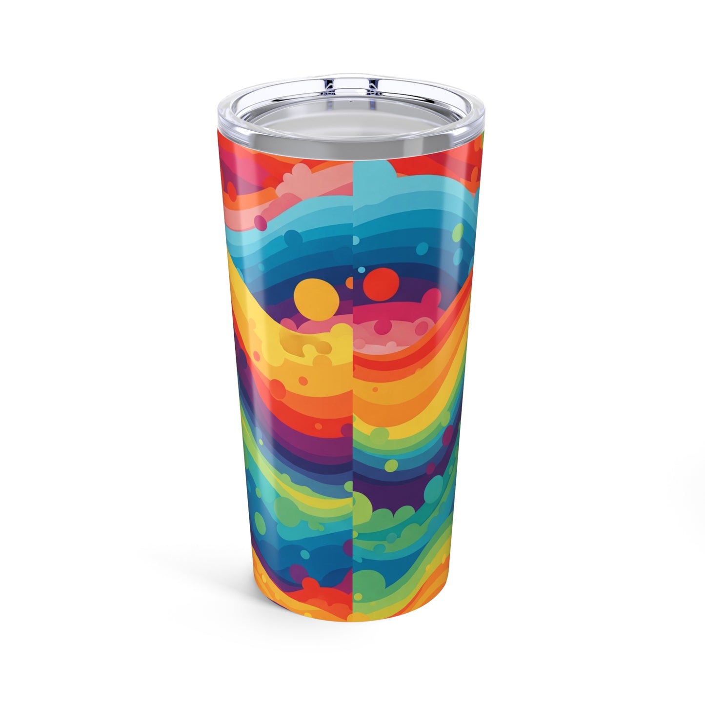 20 Oz Stainless Steel Tumbler Double Wall Vacuum Insulation Spill Resistant Thermal Control Printed Dishwasher Safe