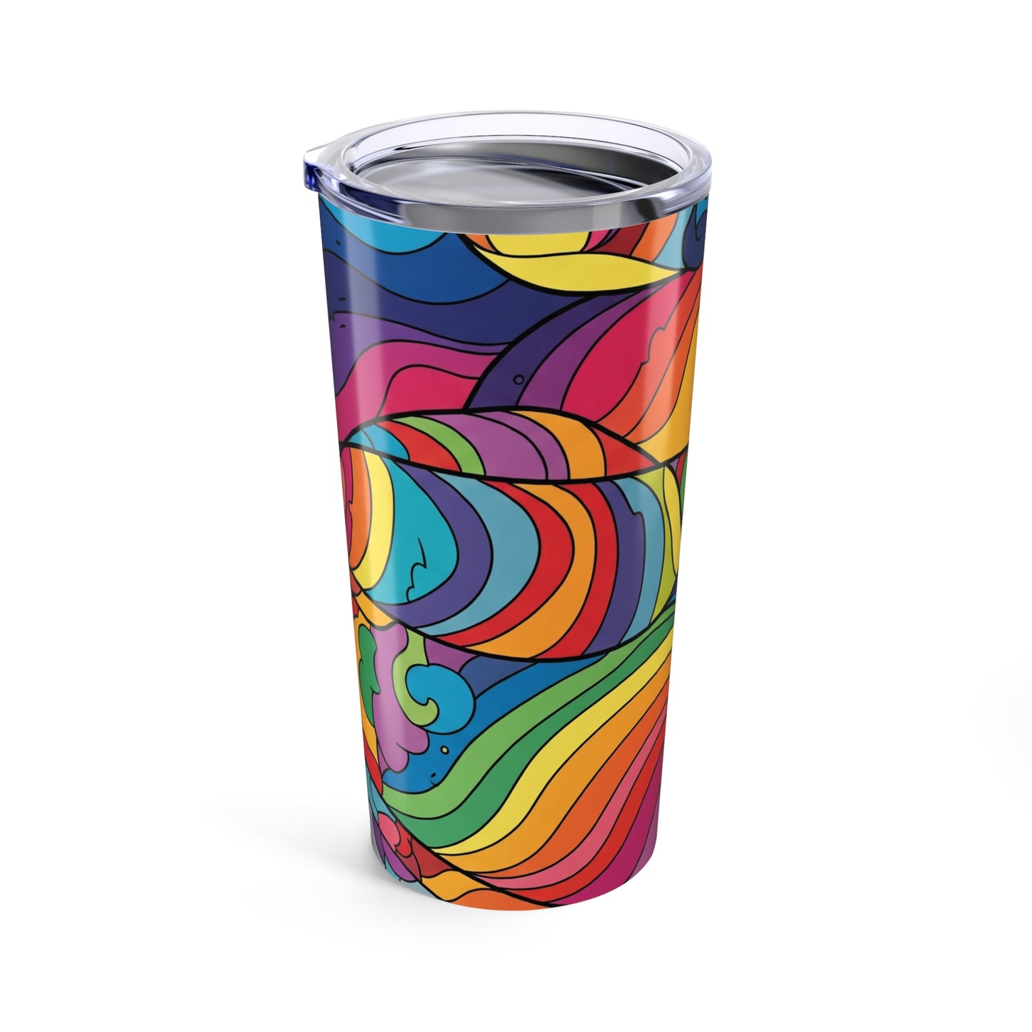 20 Oz Stainless Steel Travel Mug With Double Wall Vacuum Insulation Leak Proof Beverage Tumbler BPA Free