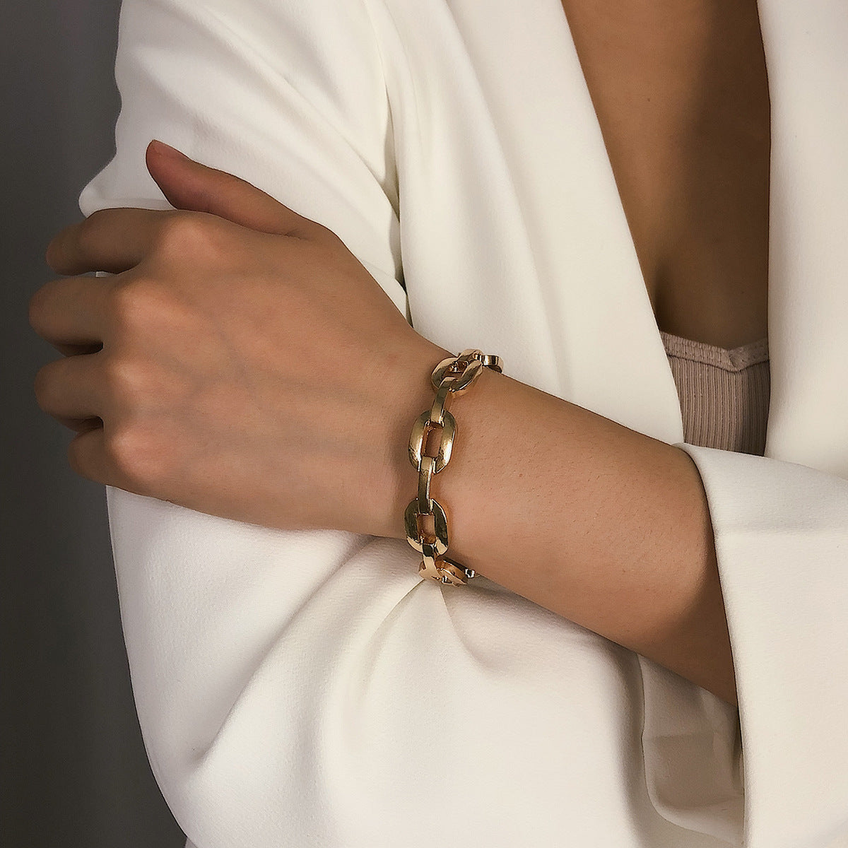 Womens Geometric Metal Bangle Bracelet Open Cuff With Electroplated Alloy Finish Fashion Jewelry For Style And Gift