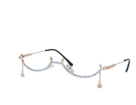 Half Rim Glasses Lightweight Eyewear Model 9021B Half Frame Spectacles For Everyday Use Stylish Look Ultra Durable