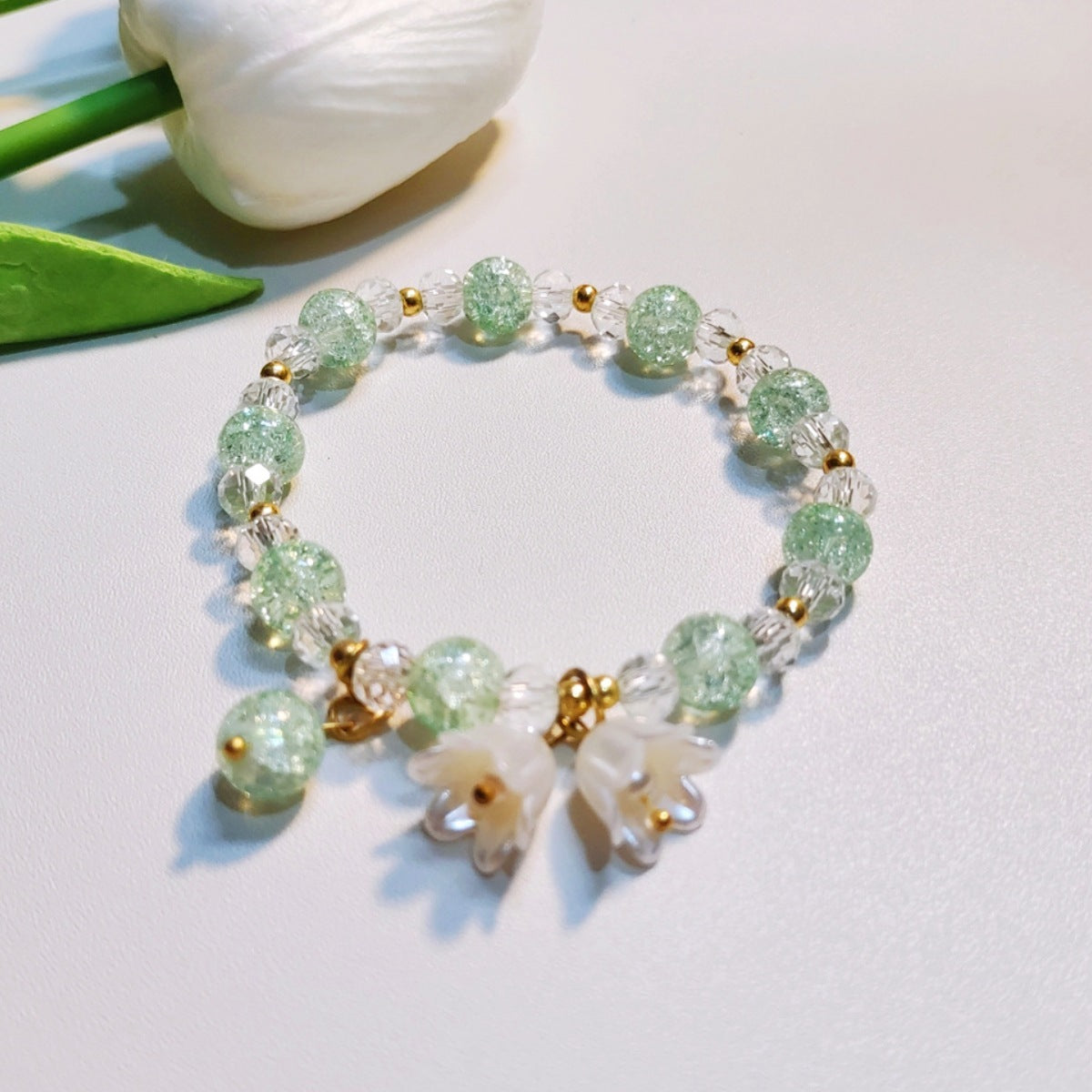 Unisex Geometric Colorful Glaze Bracelet Travel Gift