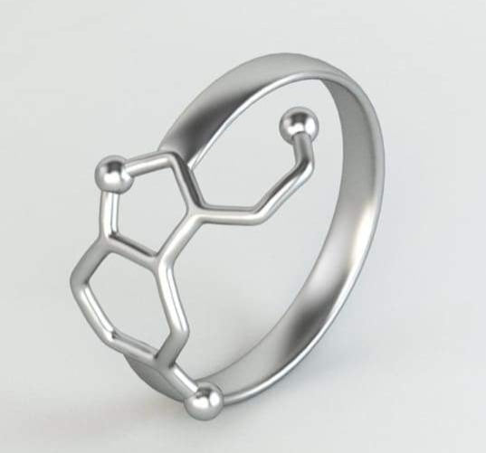 Metal Geometric Ring Sculpture Modern Art Decor Gold Finish