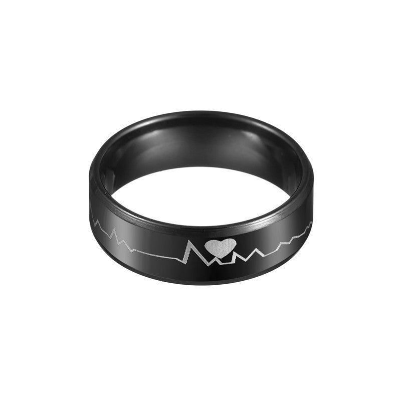 Stainless Steel Unisex Ring Simple Everyday Wear Gift