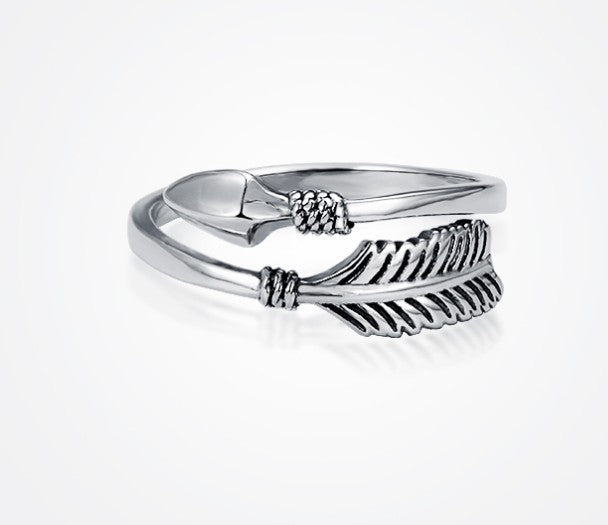 Geometric Arrow Ring Vintage Electroplated Alloy Jewelry For Women And Men Arrow Design Ring Party Jewelry Fashion