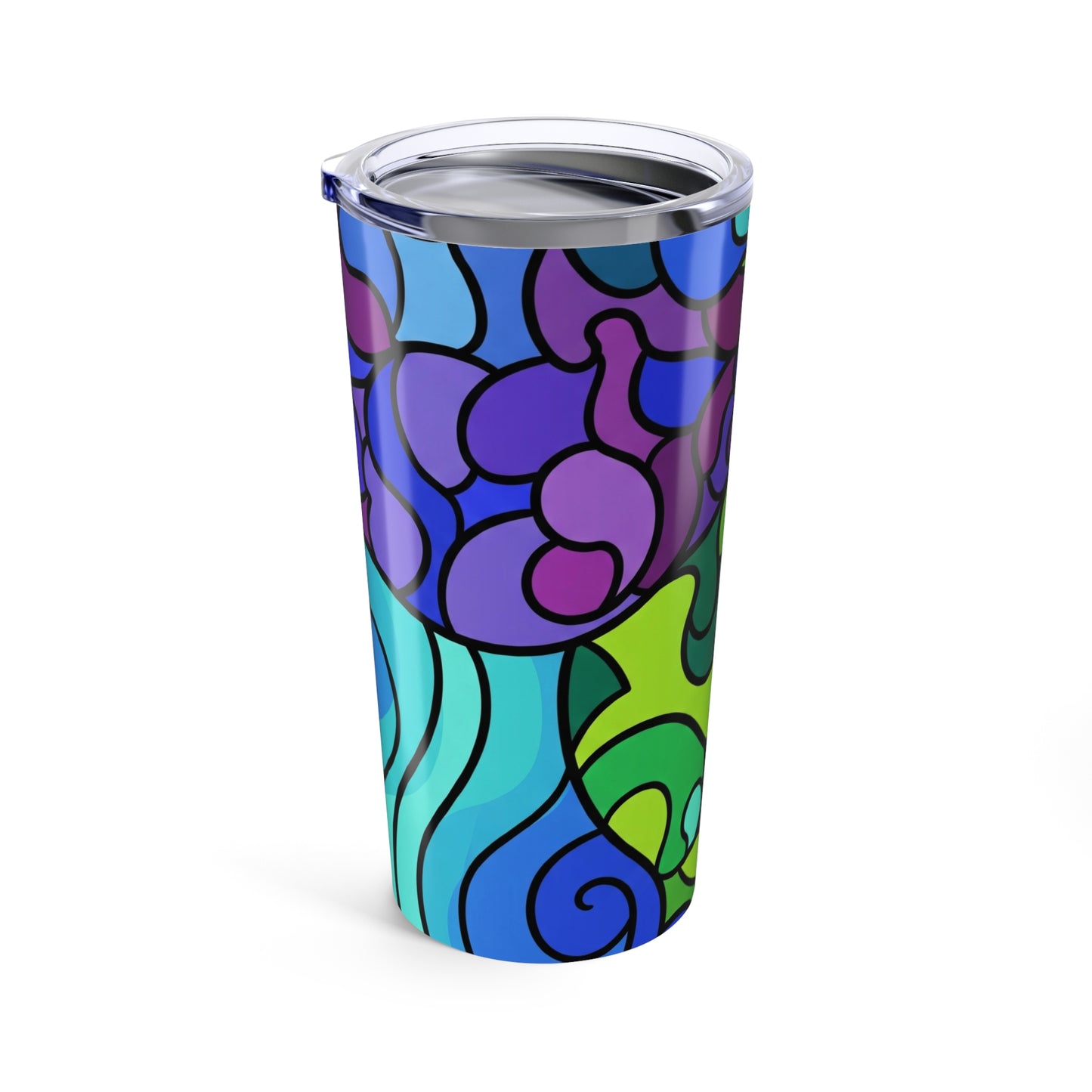 20 Ounce Stainless Steel Tumbler With Double Wall Vacuum Insulation Travel Mug For Hot And Cold Beverages Durable