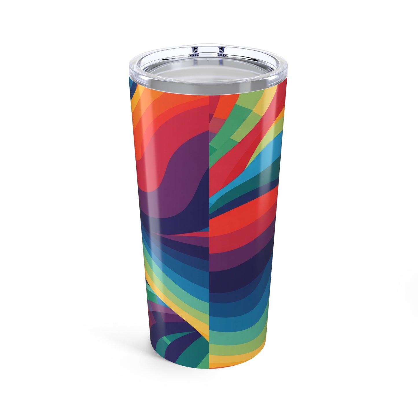 20 Oz Metal Travel Mug With Double Wall Vacuum Insulation Leak Proof Durable Hot Cold Printed Image Drinkware