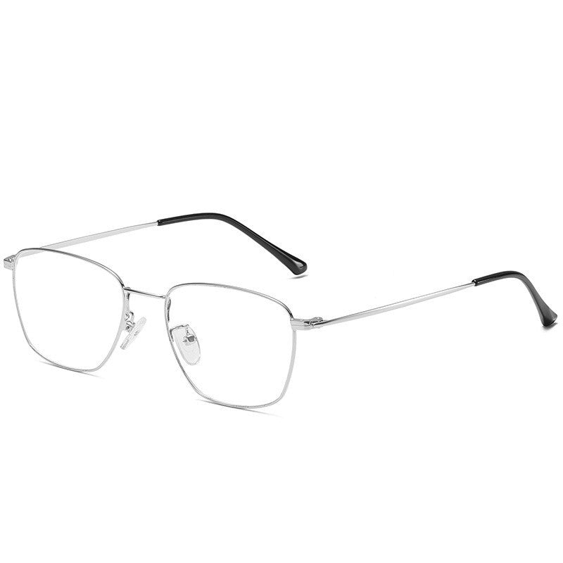Unisex Vintage Computer Glasses Metal Frame Anti Blue Light Eyeglasses For Screen Time All Day Comfort At Desk