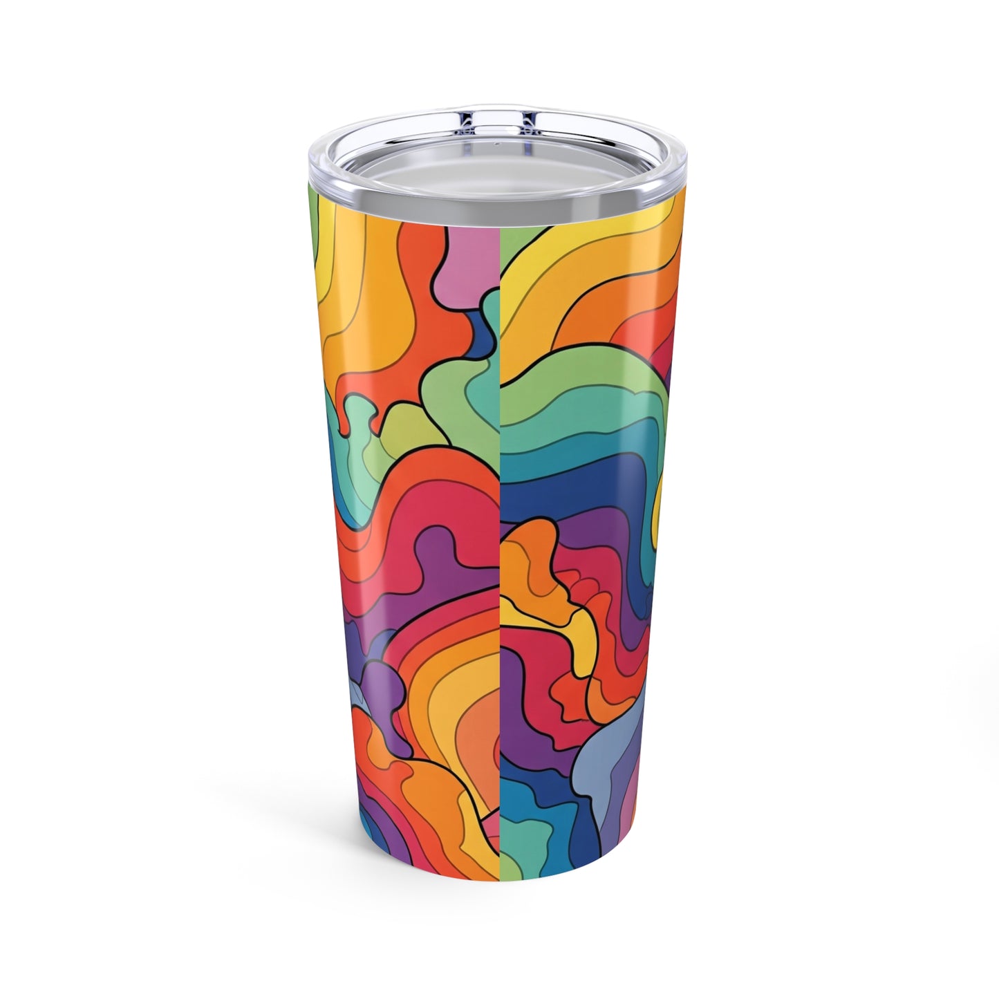 20oz Stainless Steel Tumbler With Durable Artfully Printed Design Double Wall Vacuum Insulated Spill Resistant