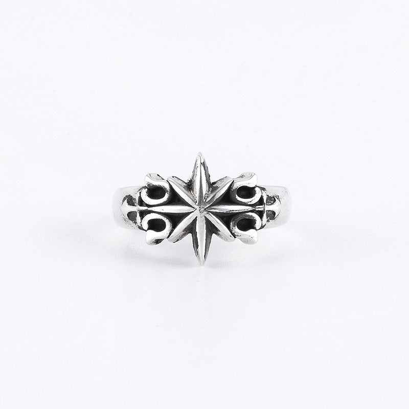Unisex Star Ring Electroplated Copper Ring Vintage Inspired Design For Festivals Retro Style Festivals Retro For