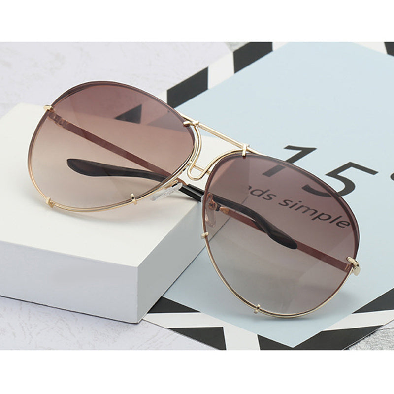 Metal Frame Eyewear With PC Lenses 99 Percent Visible Light