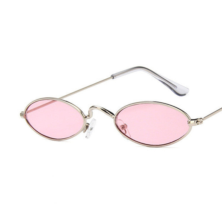 Oval Sunglasses Retro Metal Frame Eyewear For Women And Men Resin Lens Fashion Shades New Design Sun Glasses