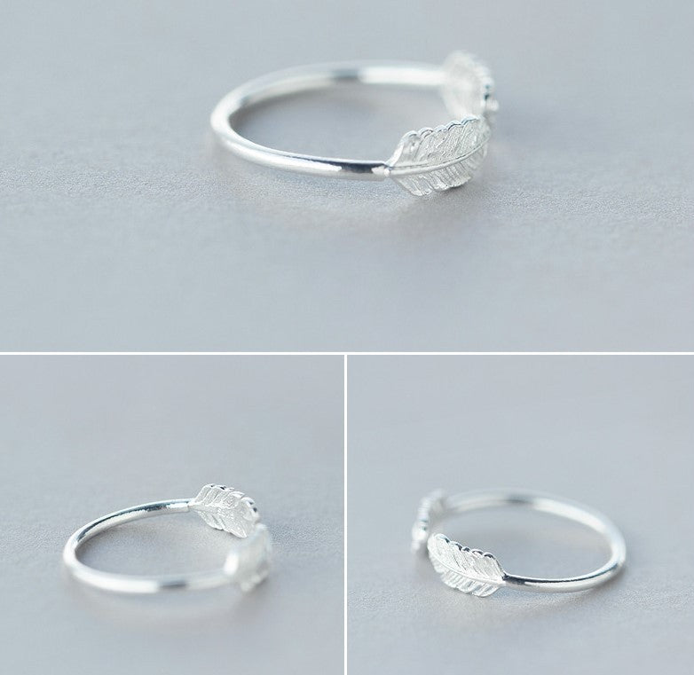 Women's Korean fashion silver ring