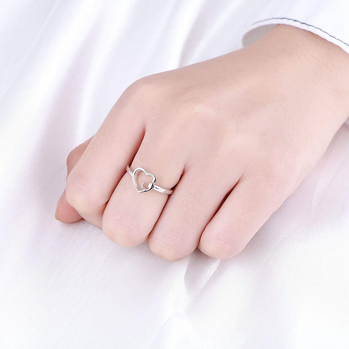 Titanium Steel Simple Fashion Ring Geometric Design Electroplated European Style Jewelry For Women Elegant Ring