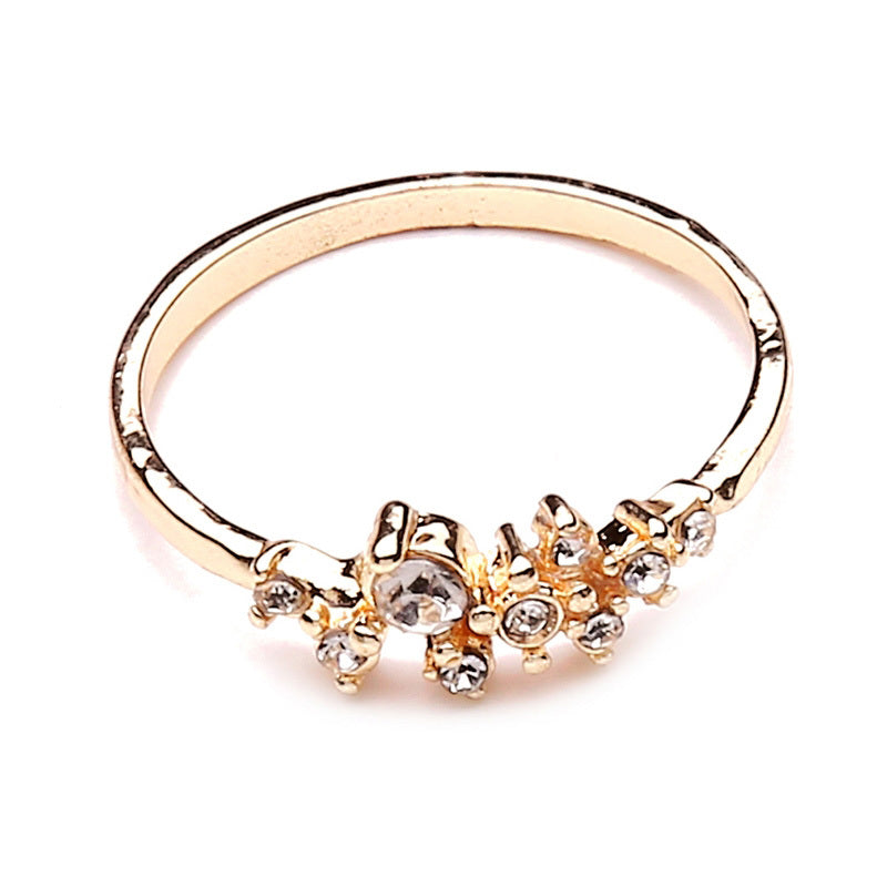 Alloy Metal Ring Fashion Jewelry Statement Ring For Women And Girls Trendy Korean Style New Trendy Accessory For Women