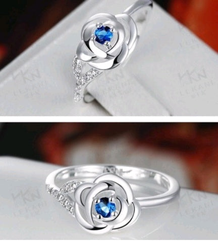 Zircon Sterling Silver Ring Star Design Gemstone Jewelry For Women Elegant Gift For Everyday Wear Subtle Shine