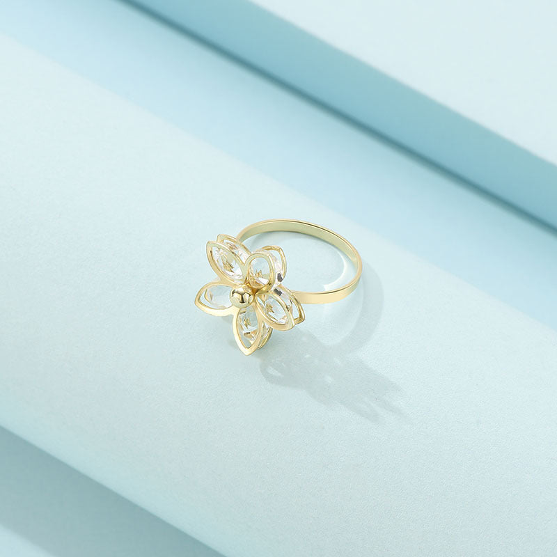 Womens Geometrics Copper Ring Fashion Accessory With Elegant Design And Beautiful Appearance For Everyday Wear