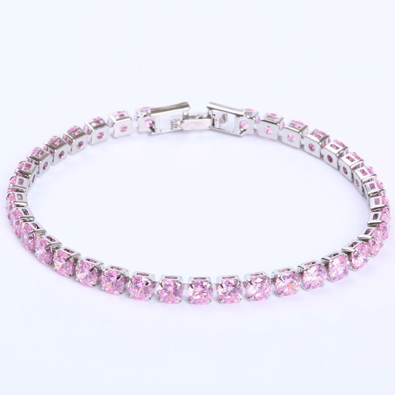 Gold Plated Copper Bracelet With Zircon Inlaid Flower Design For Women Anniversary Gifts For Trade Fairs Deals