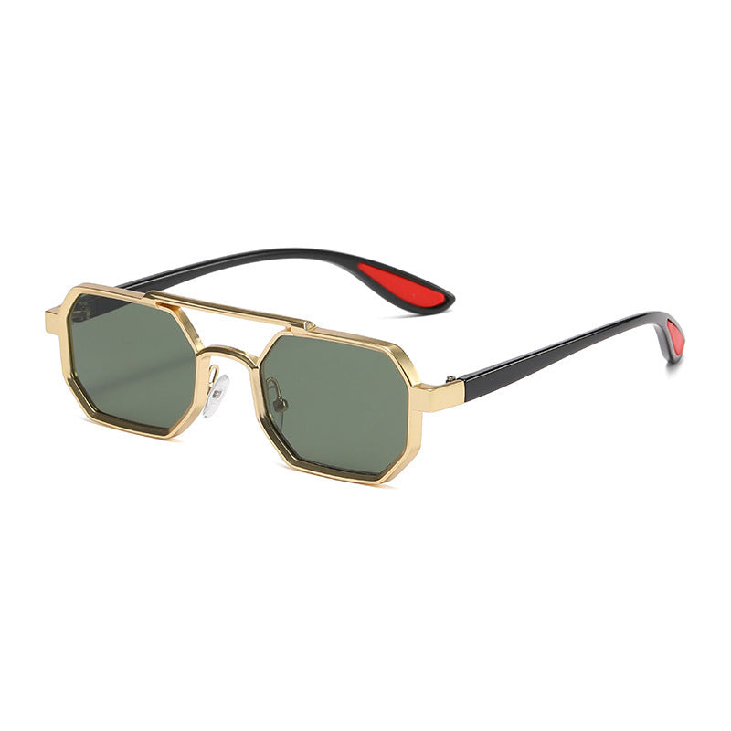 Large Frame Sunglasses Style Eyewear Non Polarized UV400 Protection Full Frame Metal Unisex Casual Sun Glasses
