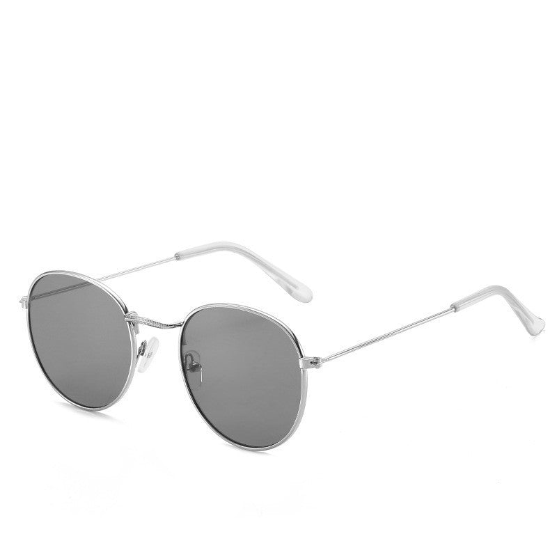 Trend Sunglasses Metal Frame HD Lenses Reflective Design Universal Fit Eye Protection Outdoors Shades Everyday
