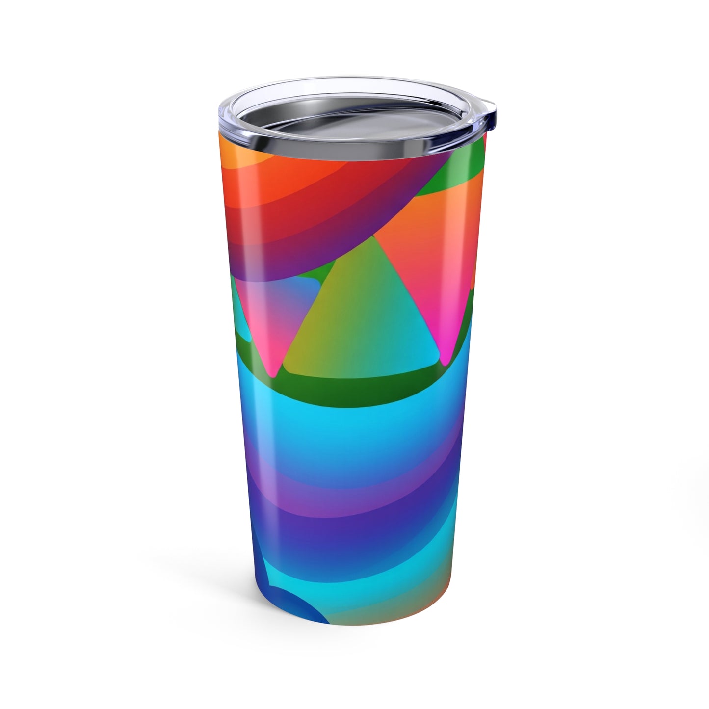 20 Oz Stainless Steel Tumbler With Double Wall Vacuum Insulation Spill Resistant Travel Mug Printed Durable Lid
