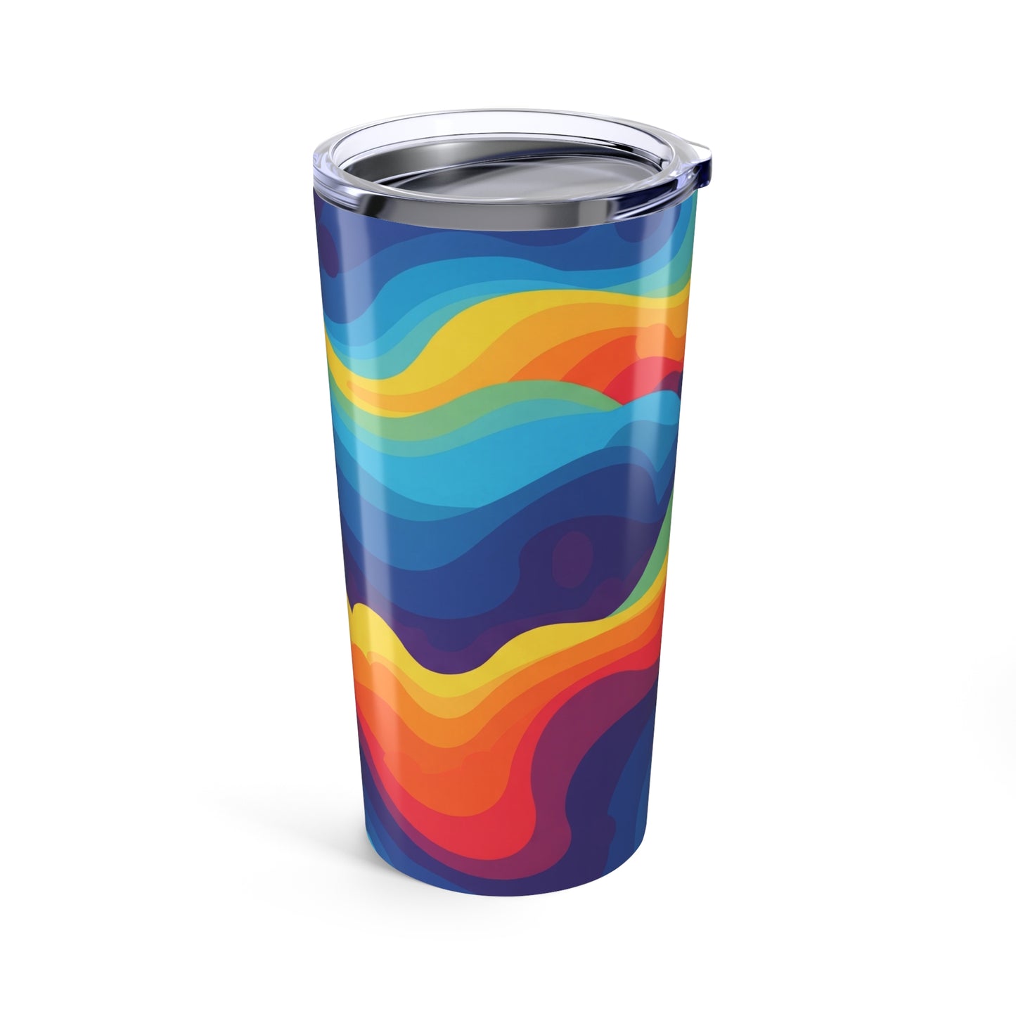 20 Oz Metal Printed Travel Mug With Double Wall Vacuum Insulation Leak Proof For Hot And Cold Beverages Dishwasher