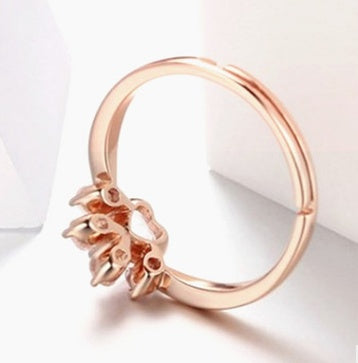 Elegant Open Cat Head Ring Made From Korean Alloy Adjustable Fashion Jewelry For Women With Comfortable Fit Now