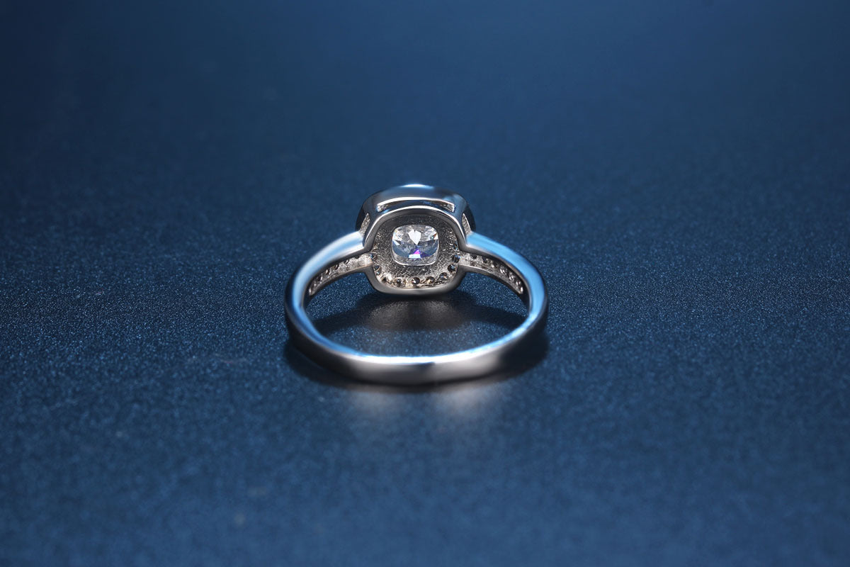 Silver Plated Zircon Ring In Korean Style Jewelry With Dainty Design And Sparkling Stones In Sizes Five To Ten