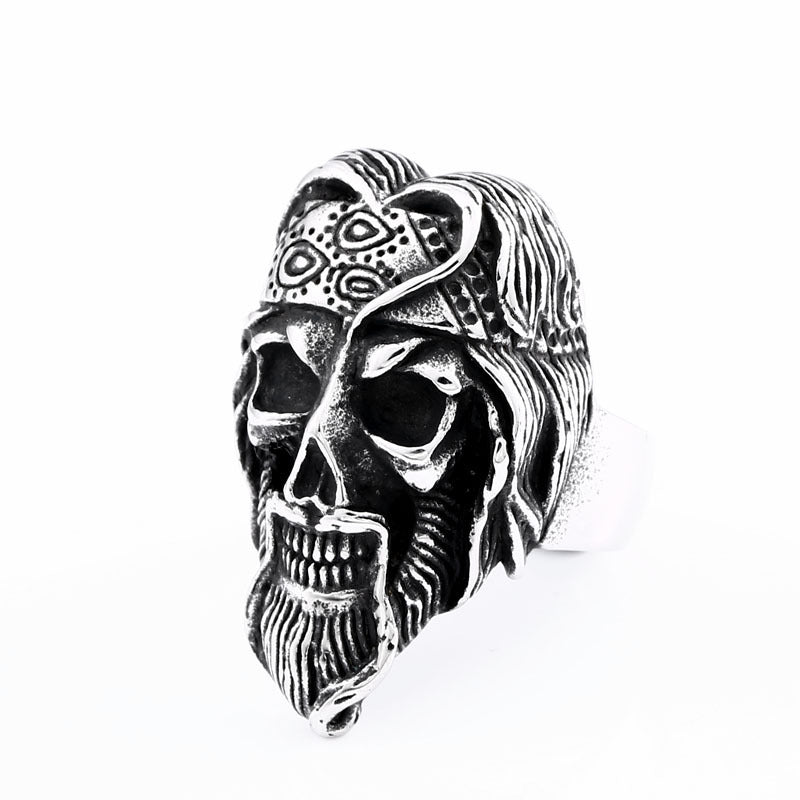 Fashion Men's Personality Creative Skull Stainless Steel Ring