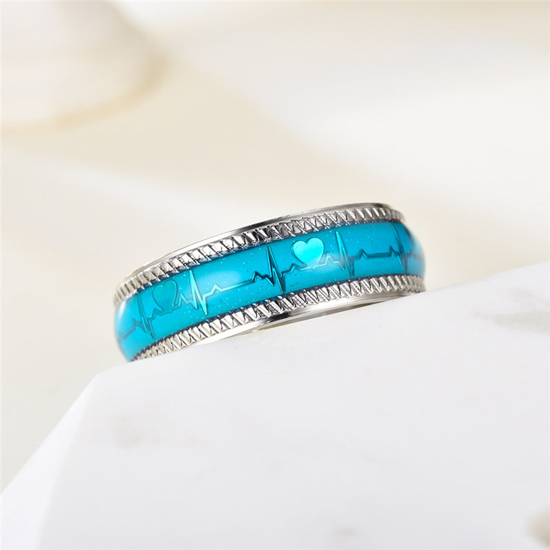 Stainless Steel Couple Ring 8mm Polished Men Women Wedding Band For Promise Anniversary Jewelry Durable Shine Wear