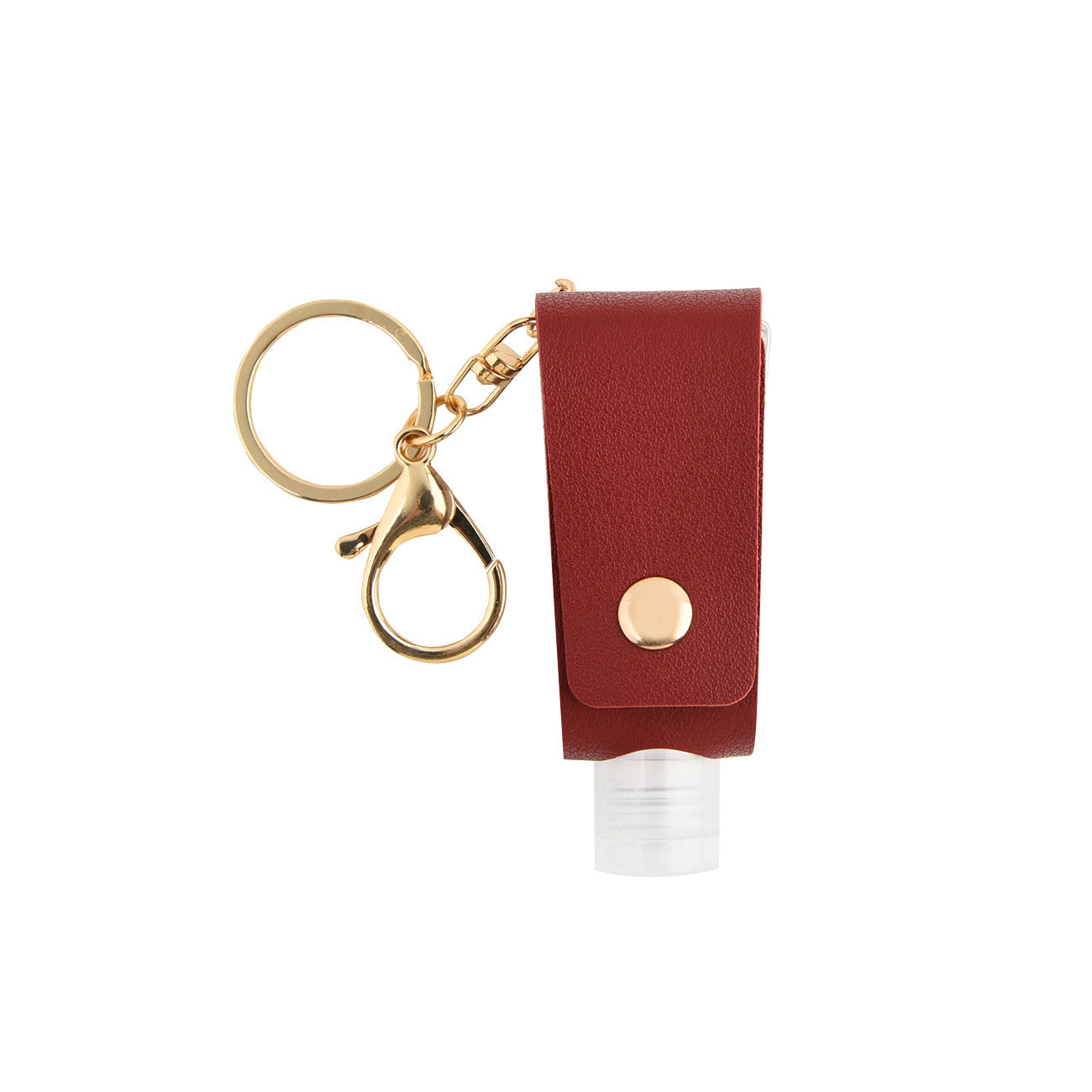Leather Key Chain T Shape Durable Key Holder Stylish Key Ring For Everyday Carry Sky Blue Durable Everyday Use