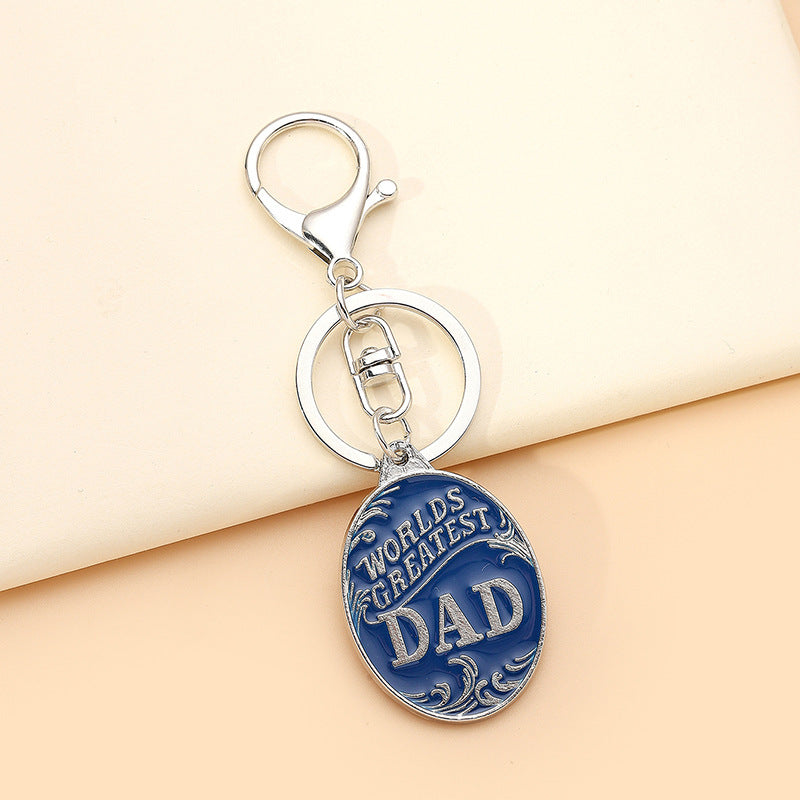 Dad Keychain Gift Idea Alloy Key Accessory Stylish Keyring For Men Fathers Day Gift For Loved Ones For Him Now