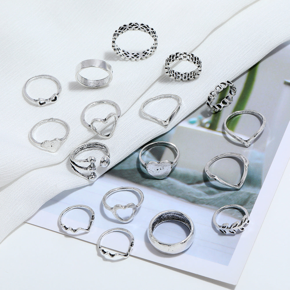 Womens Fashion Ring Plus Bracelet Sets Alloy Rings Stylish Accessory With Everyday Wear Plus Special Occasions