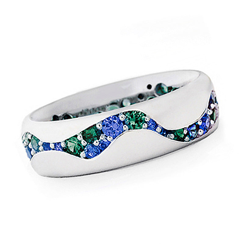 Zircon Copper Ring White Gold Plated Lovers Jewelry Elegant Promise Ring For Women High Quality Accessory Chic
