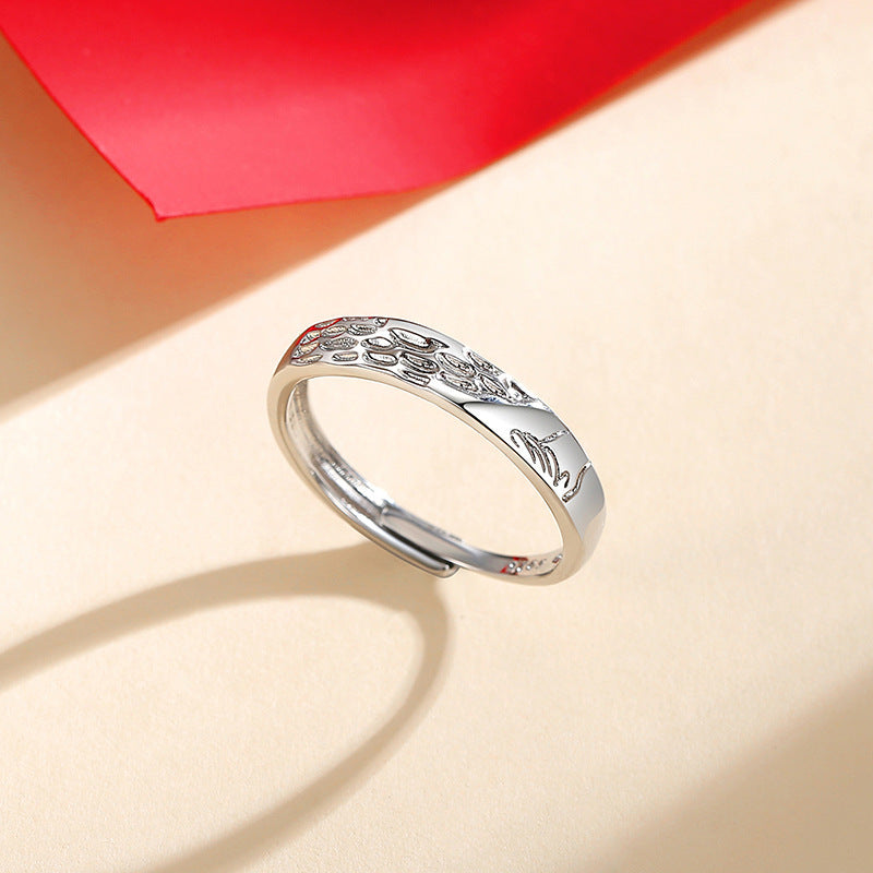 Adjustable Matching Couple Rings Set For Him And Her Copper Promise Diamond Accent Anniversary Womens Ring Set