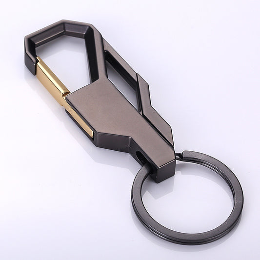 Mens Alloy Keychain With Hanging Buckle For Car Keys