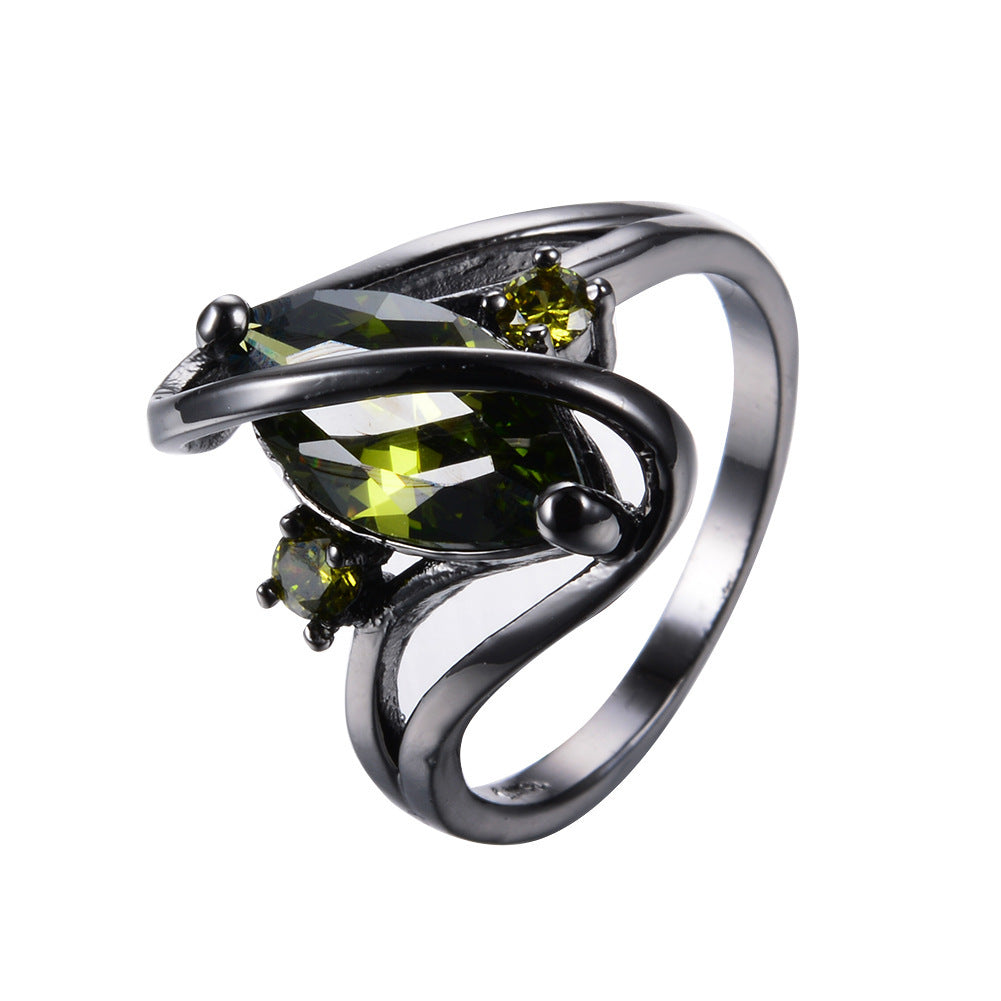 Mens S Shaped Zircon Diamond Ring Gold Plated Copper High End Quality Jewelry For Daily Wear Special Occasions