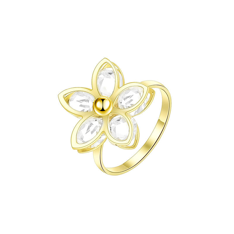 Womens Geometrics Copper Ring Fashion Accessory With Elegant Design And Beautiful Appearance For Everyday Wear