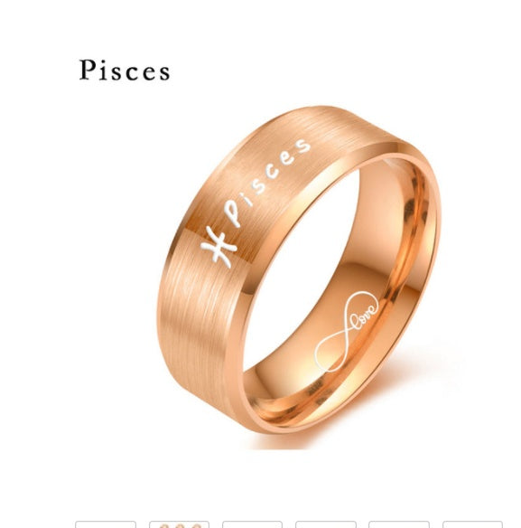 Couple Rings Stainless Steel Titanium Look For Men And Women European Design Anniversary Promise Ring Set For Couples