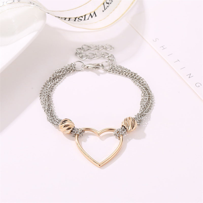 Geometric Gold Plated Bracelet For Women Modern Fashion Jewelry Bangle Design Elegant Everyday Accessory Charm