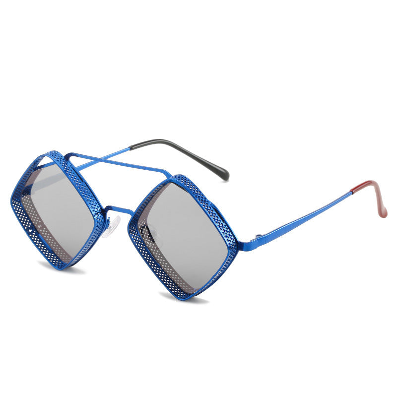 Metal Frame Sunglasses UV400 Eye Protection For Men Women