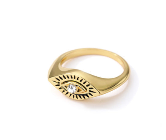 Womens Adjustable Opening Ring Gold Copper Zircon Hollow Design Fashion Ring For Women Elegant Jewelry Classic