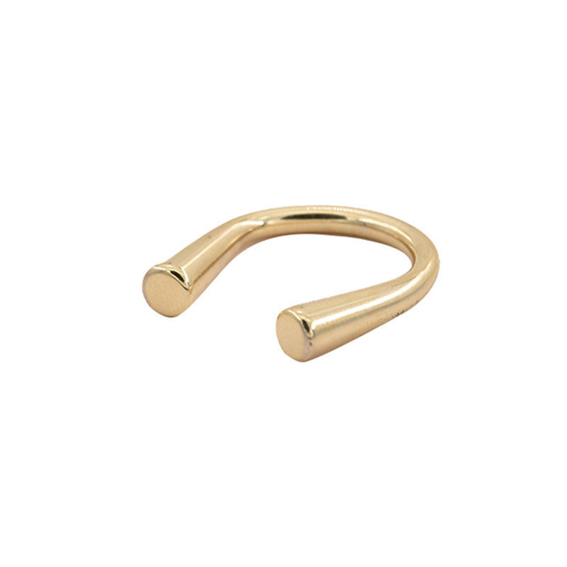 Gold Plated Adjustable Geometric Ring For Women Index Finger Jewelry Gift For Her Elegant Accessory Chic Style