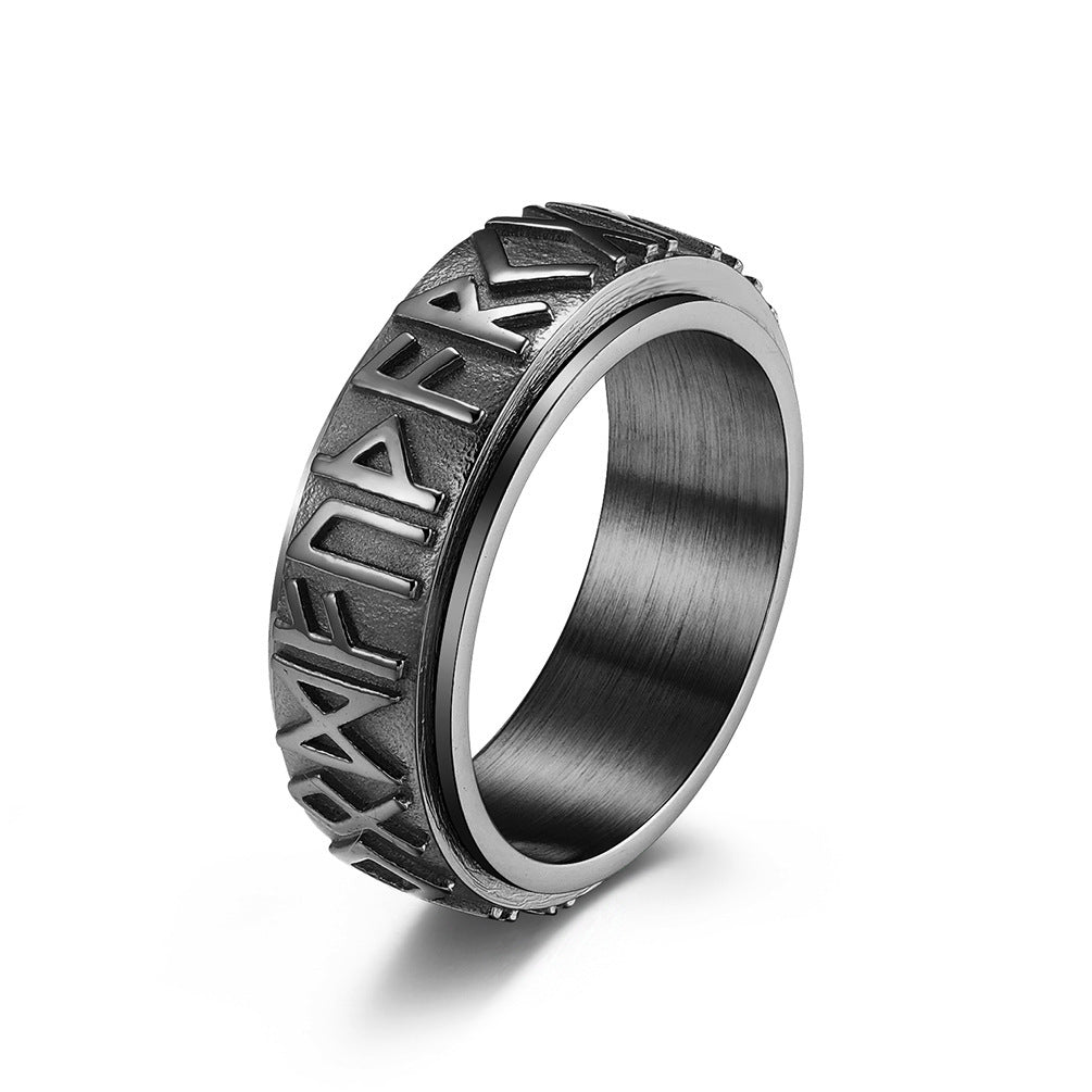 Stainless Steel Swivel Ring Unisex European American Style Fits Sizes 6 7 8 9 10 11 12 Durable daily wear life