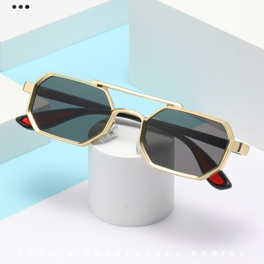 Large Frame Sunglasses Style Eyewear Non Polarized UV400 Protection Full Frame Metal Unisex Casual Sun Glasses