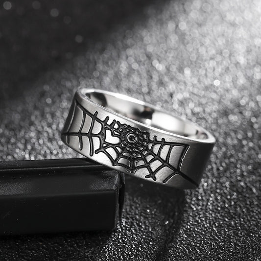 Mens Durable 8mm Stainless Steel Ring Band For Anniversary Wedding Engagement Travel Gift For Daily Travel Joy