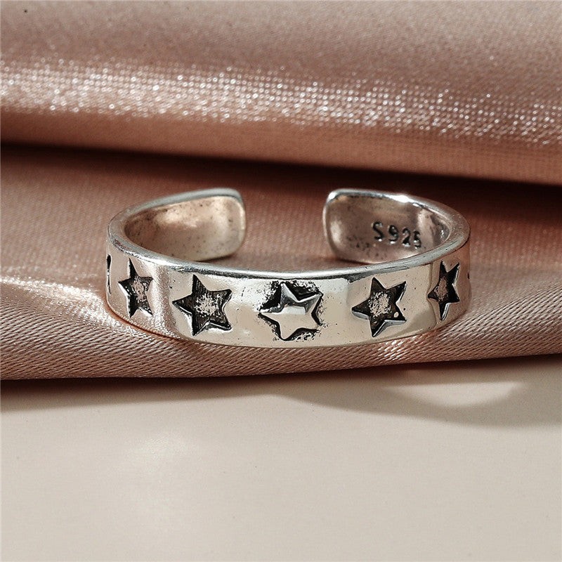 Copper Ring Bracelet For Women Simple Electroplated Ring Fashion Jewelry Retro Styles Korean Inspired Accessory