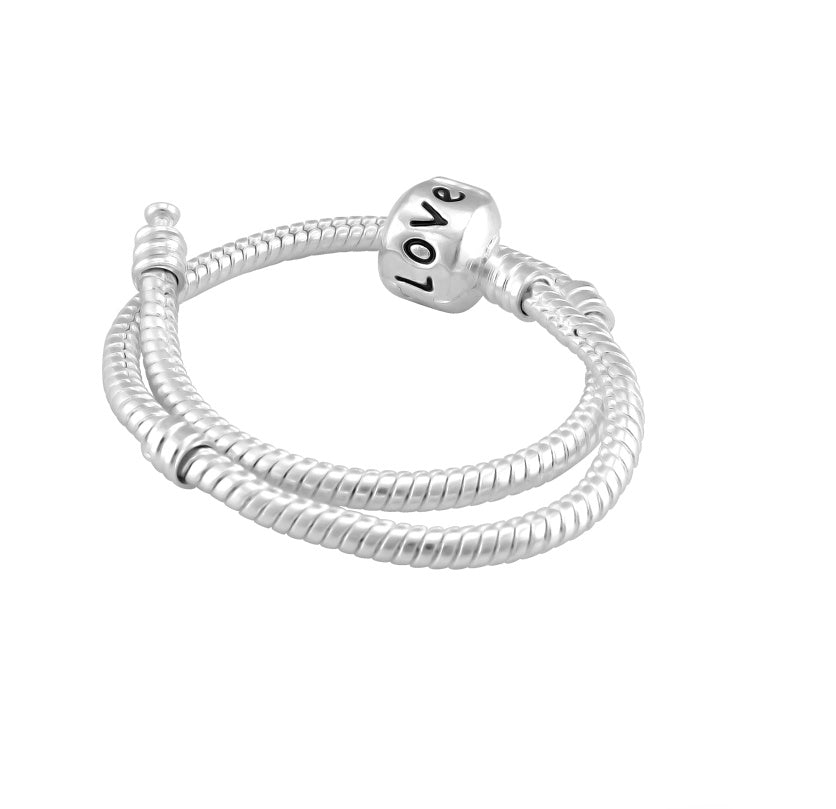 Silver Plated Copper Bracelet Elegant Design Fashion Bangle For Women Girls Jewelry Gift Copper Elegant Finish